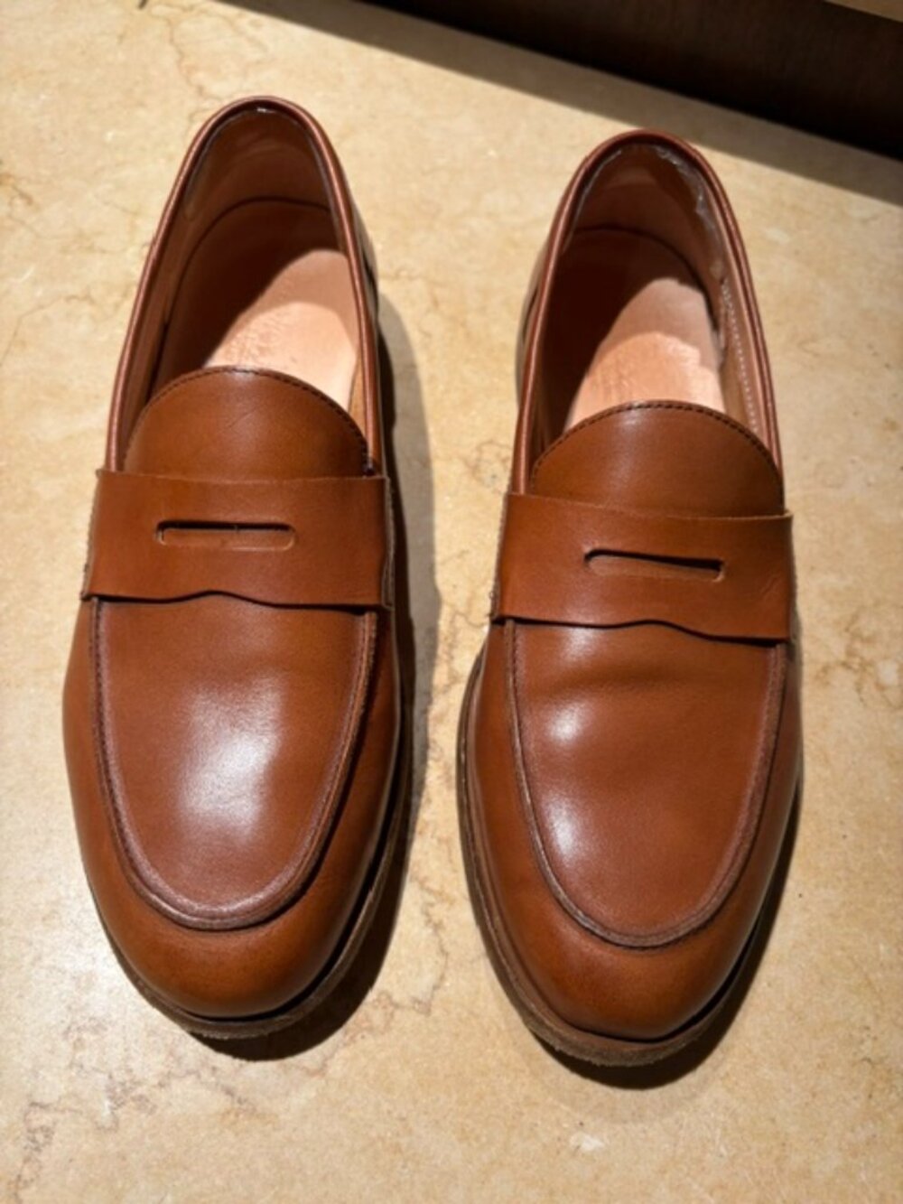 Astorflex Dartflex Mens Loafers Size 9.5 Tan